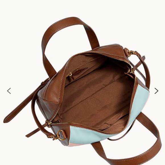 Fossil Sydney Satchel Striped Multi - Picture 2 of 2